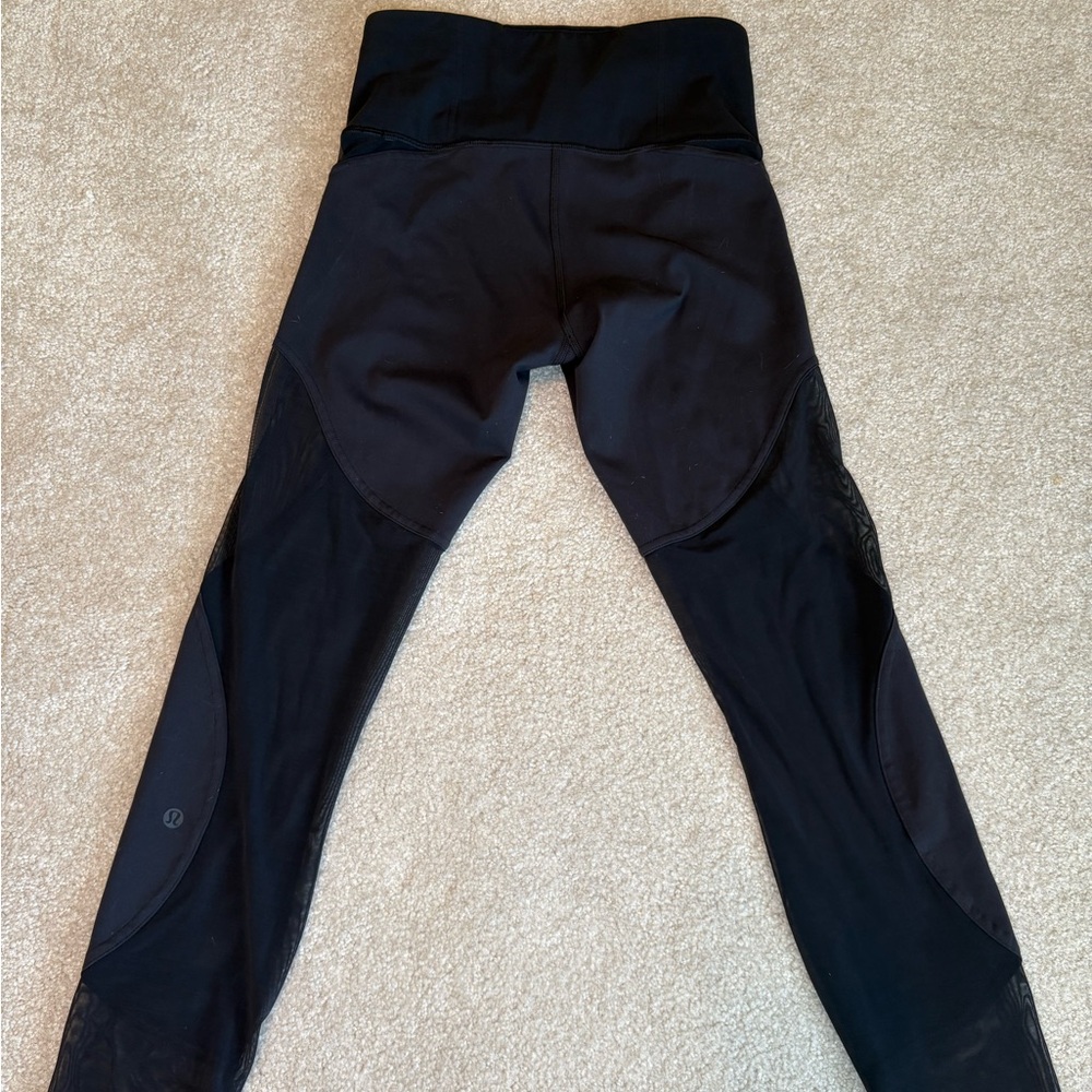 Lululemon Wunder Train Mesh Panel HR‎ Tight - Picture 3 of 3